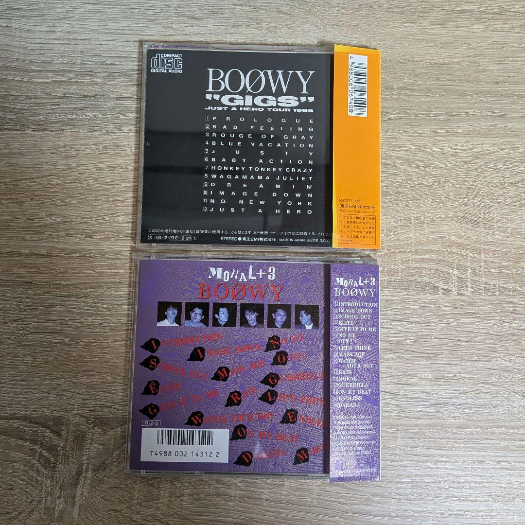 BOØWY 帯付アルバムCD 10枚 + CDV 1枚 セット