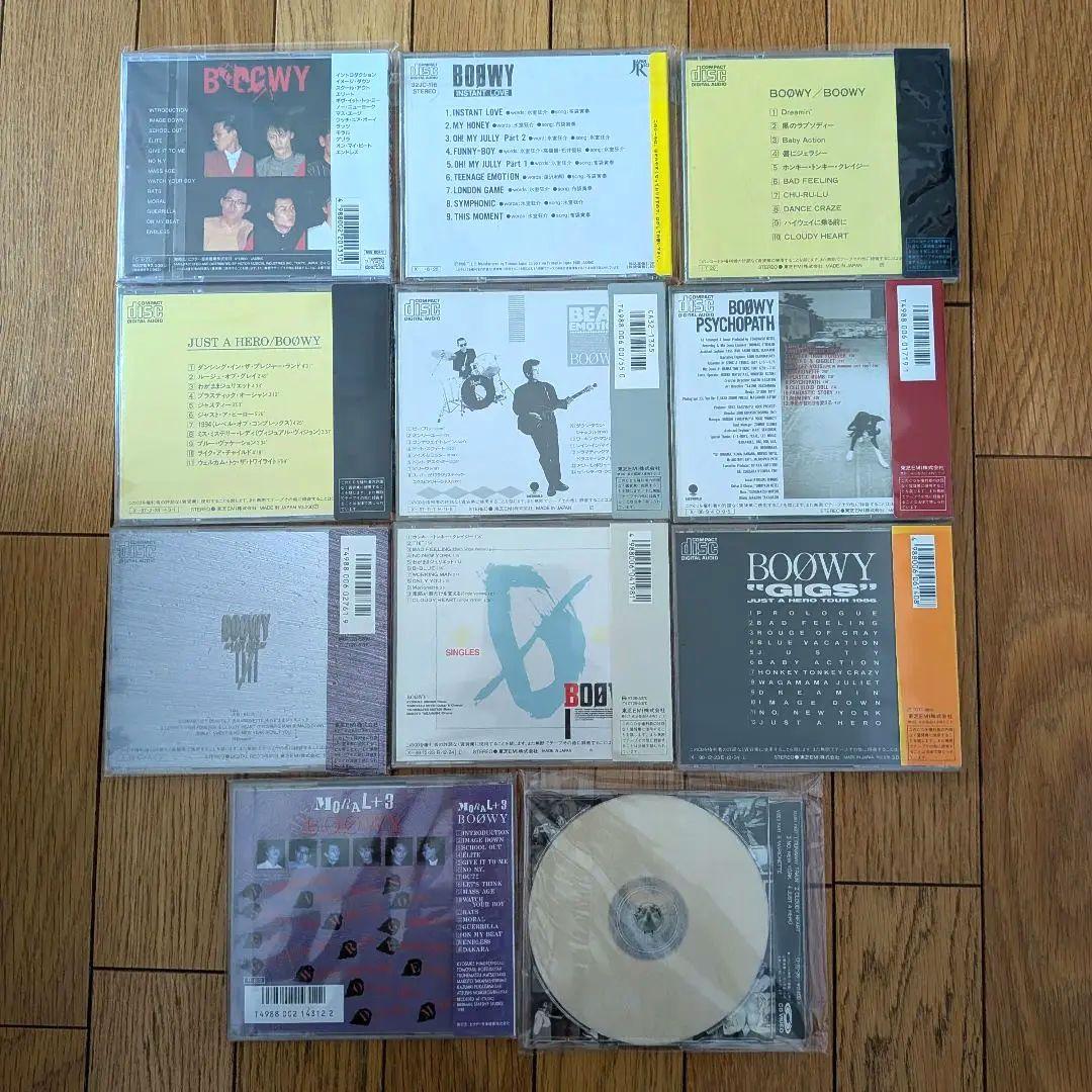 BOØWY 帯付アルバムCD 10枚 + CDV 1枚 セット