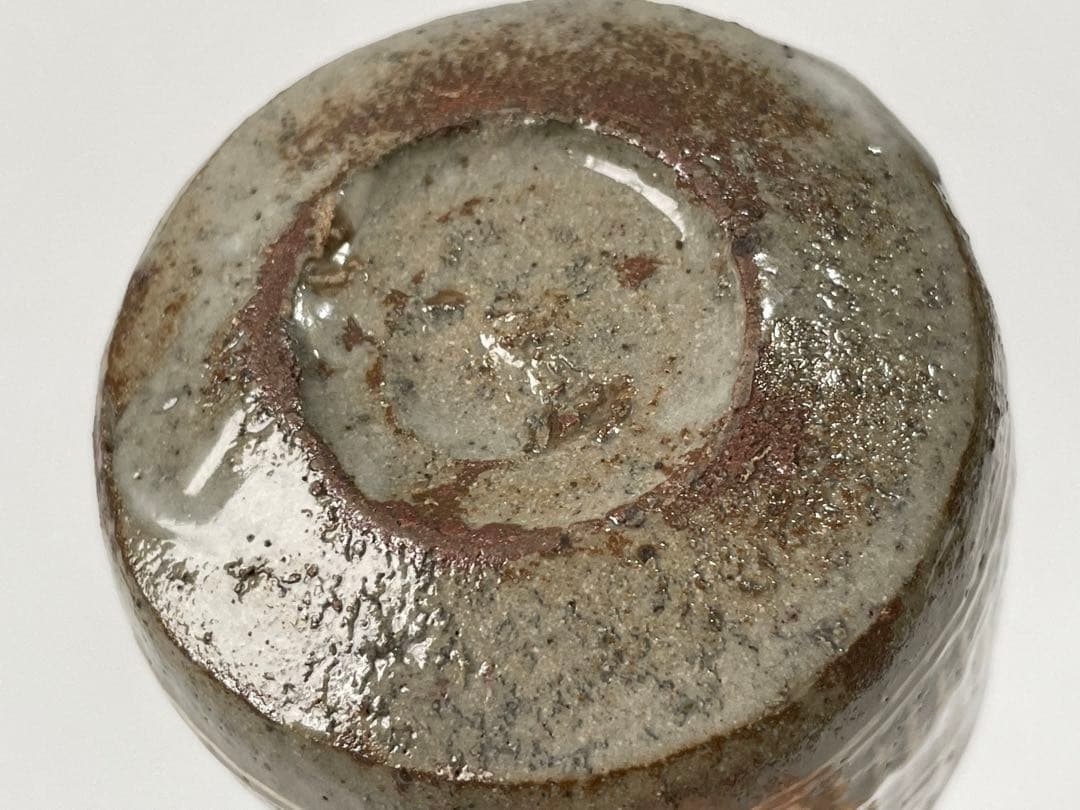陶芸家　作家物　伊藤明美　三島手猪口　ぐい呑　筒盃　酒器　三嶋　李朝　高源寺窯