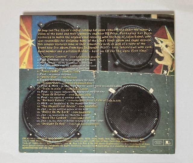 【非売品】THE CLASH / ROCKERS GALORE・U.SプロモCD