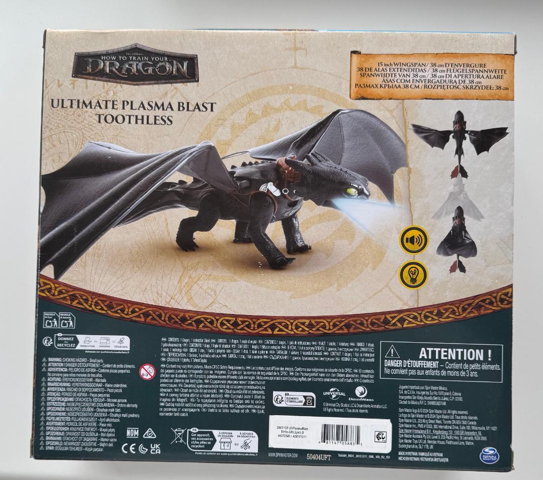 ヒックとドラゴン 実写 フィギュア アルティメット プラズマ ブラスト トゥース