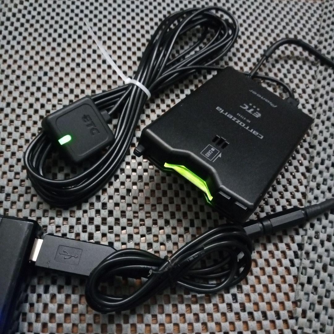 軽自動車登録ETCカロッツェリアND-ETC40 USB電源仕様 電源配線変更可