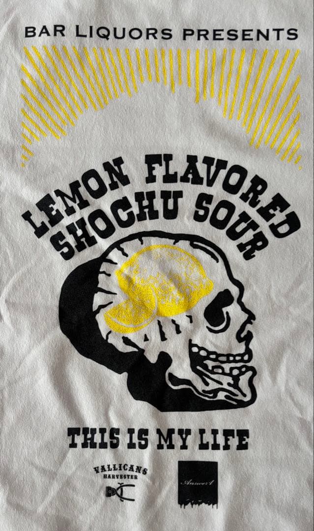 Answe4 “Bar Liquors レモンサワー02 Tシャツ