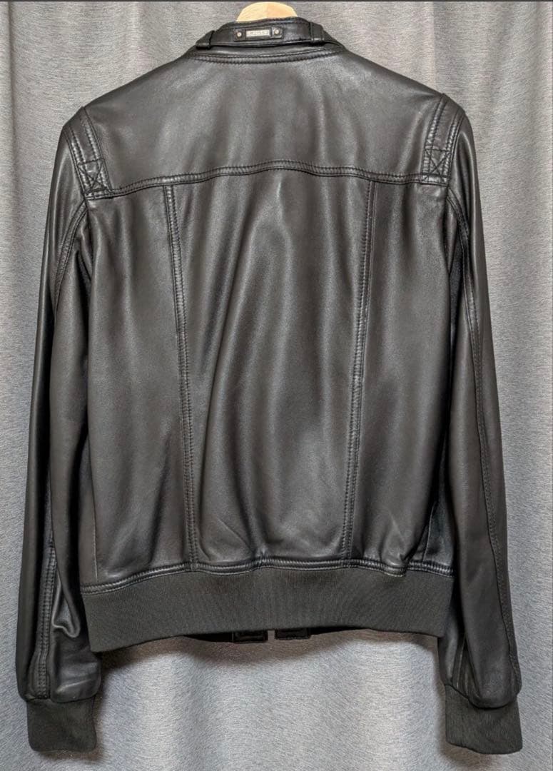 D&G ブラックレザージャケット