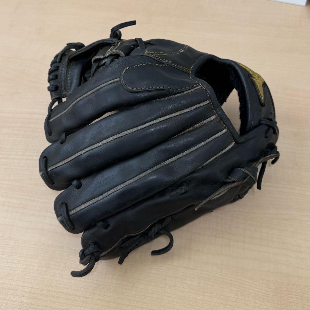 ミズノプロ　硬式　内野手用グローブ　黒　ブラック