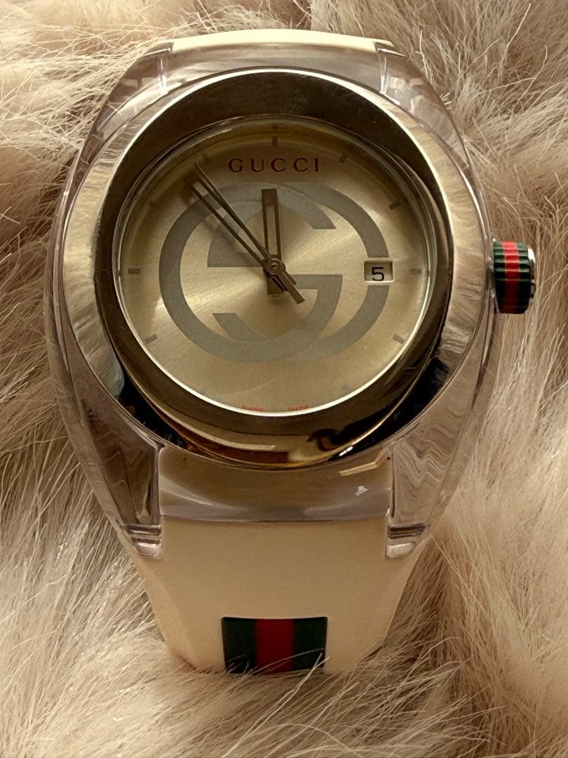 GUCCI 腕時計 クォーツ ホワイト