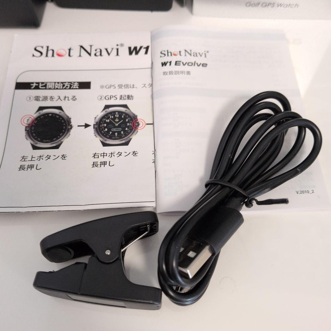 ShotNavi W1 Evolve（ショットナビ） GPSゴルフ用計測腕時計