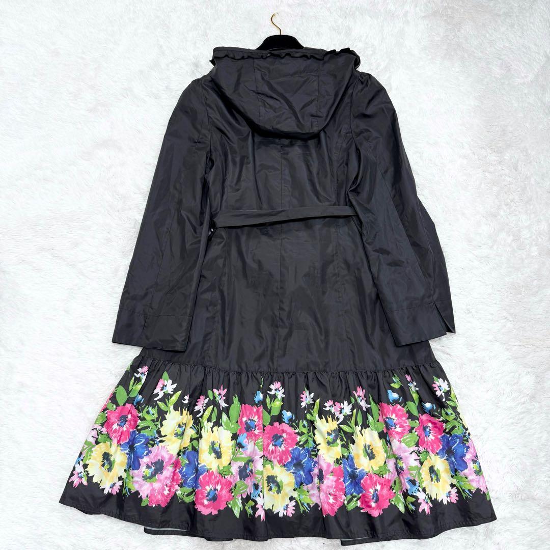 【極美品✨】エムズグレイシー　レインコート　アウター　花柄　フリル　38