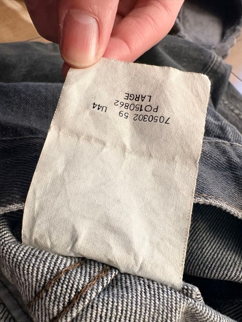【希少】英国製90s Levi's 70503 サイズL