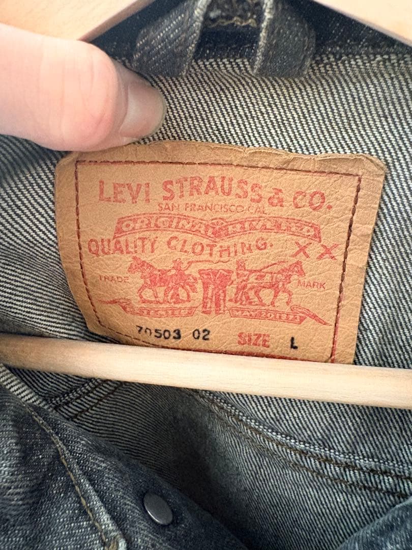 【希少】英国製90s Levi's 70503 サイズL