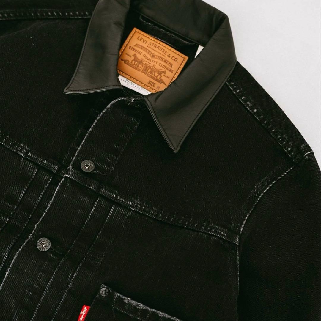 Levi's EDIFICE別注Type II Truckerブラックジャケット