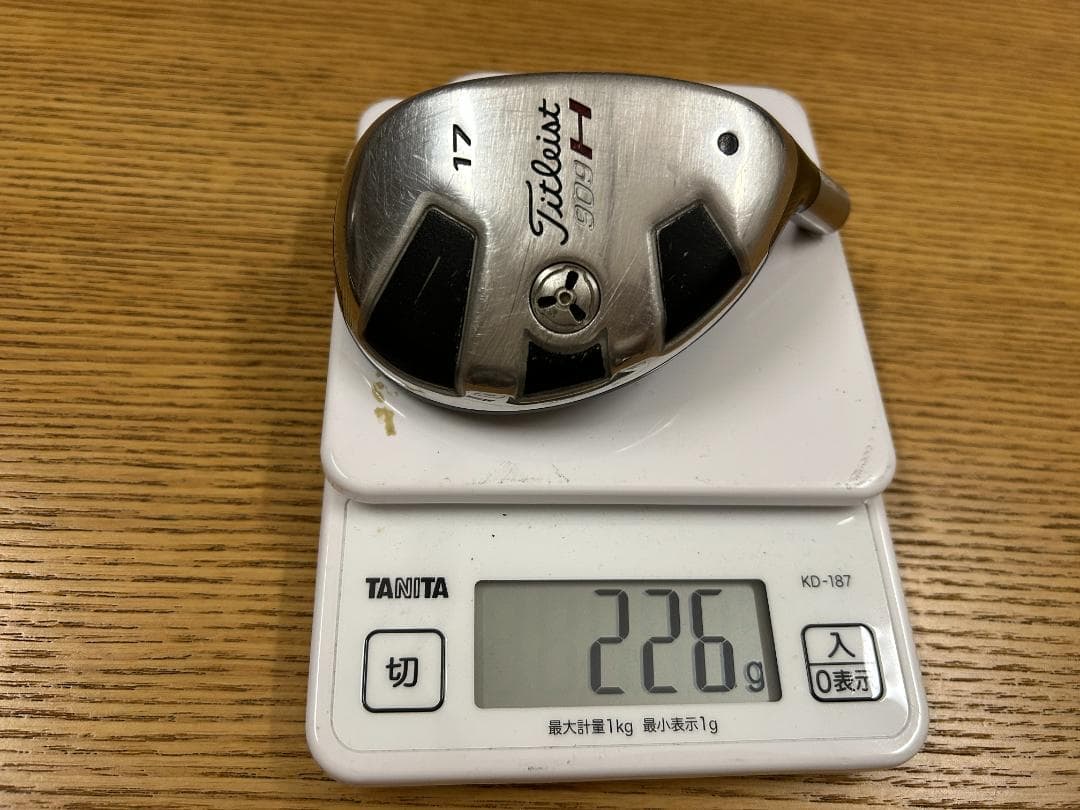 タイトリスト９０９H　ヘッドのみ　４個セット　15°１７°19°21°