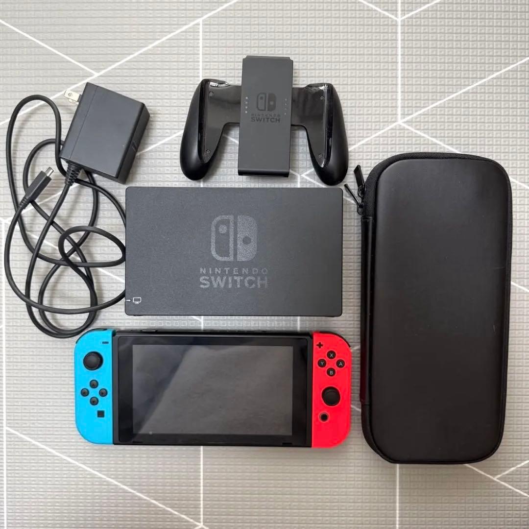 Nintendo Switch ネオンブルー・ネオンレッド 本体　箱無し