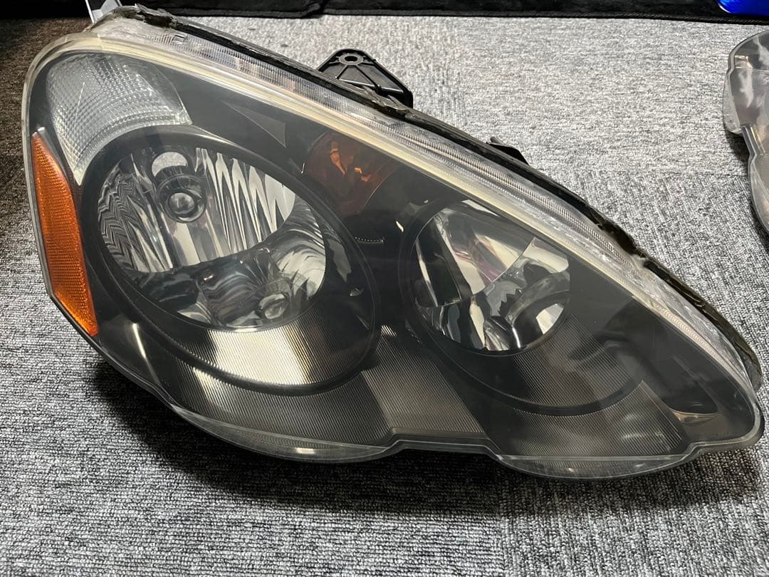 DC5 インテグラ R ヘッドライト 左右 ステー割れあり 簡易コーティング済み