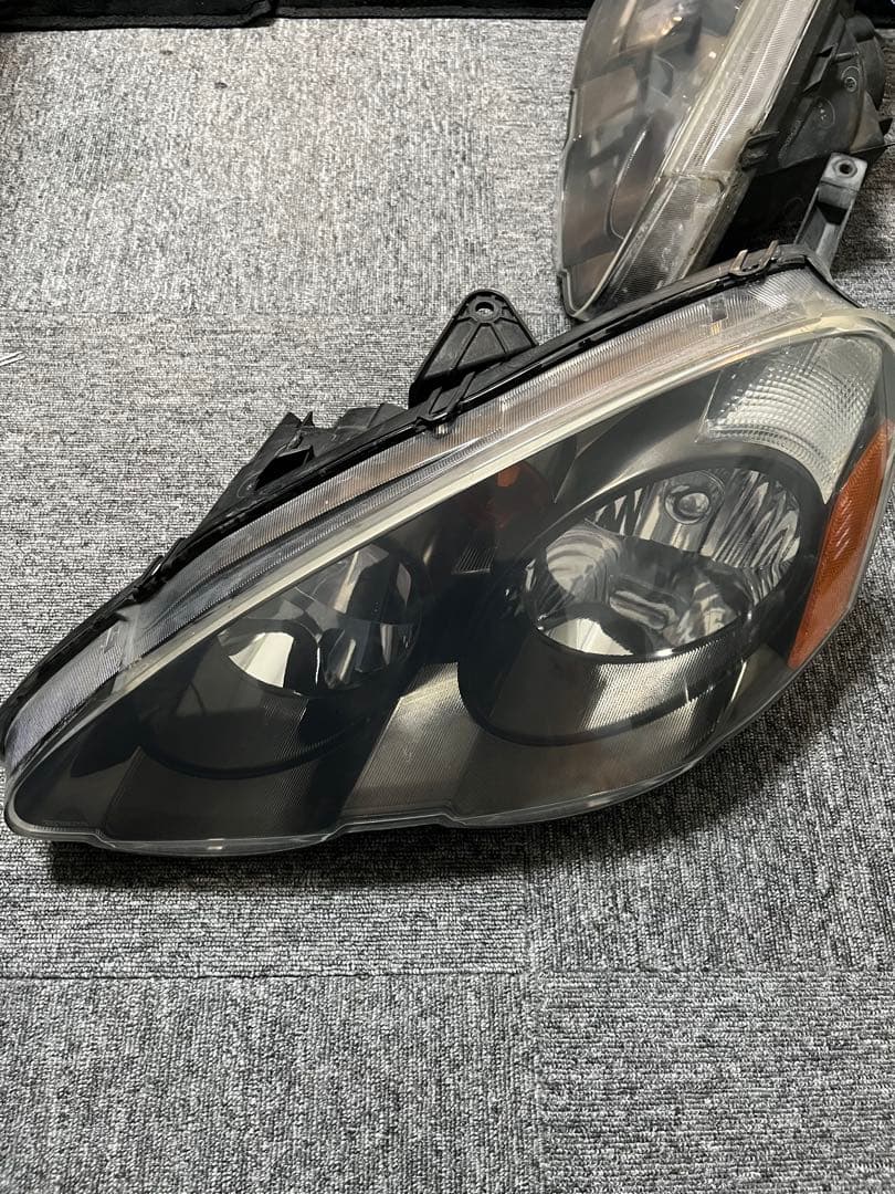 DC5 インテグラ R ヘッドライト 左右 ステー割れあり 簡易コーティング済み
