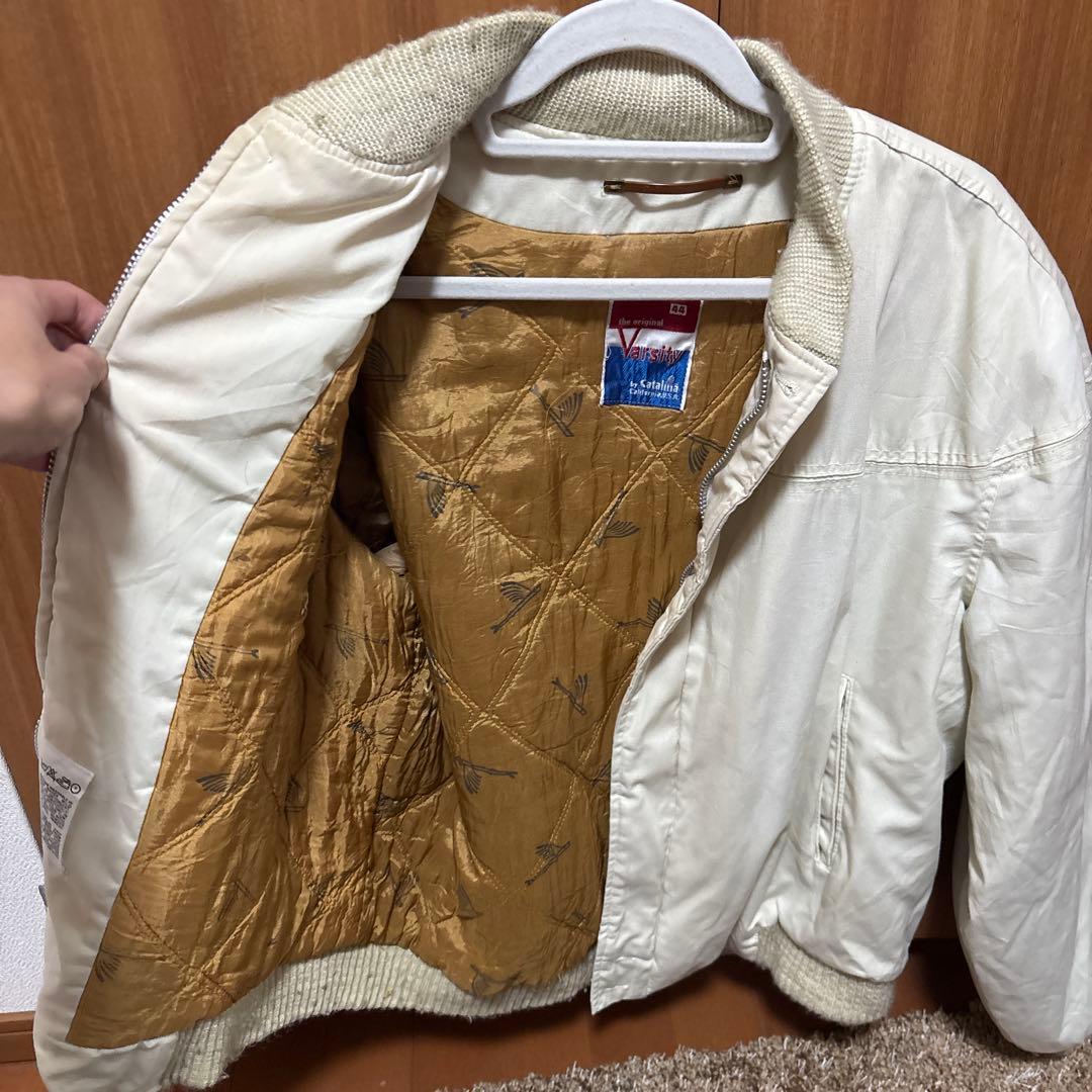 古着 70年代 Catalina Varsity 中綿入り ダービージャケット