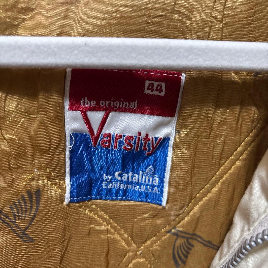 古着 70年代 Catalina Varsity 中綿入り ダービージャケット