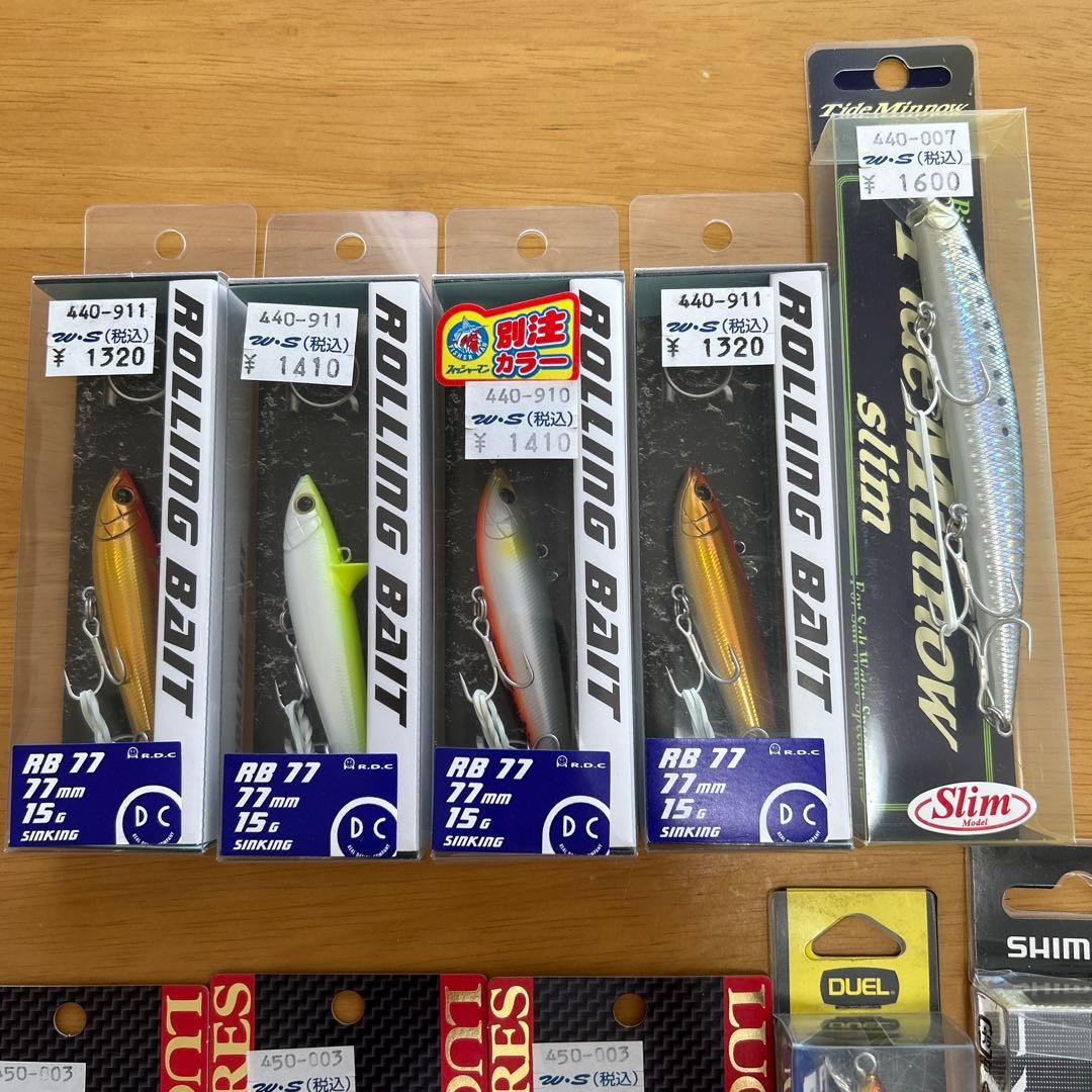 LUCKY CRAFT 、rolling bait ハードコアミノー10セット
