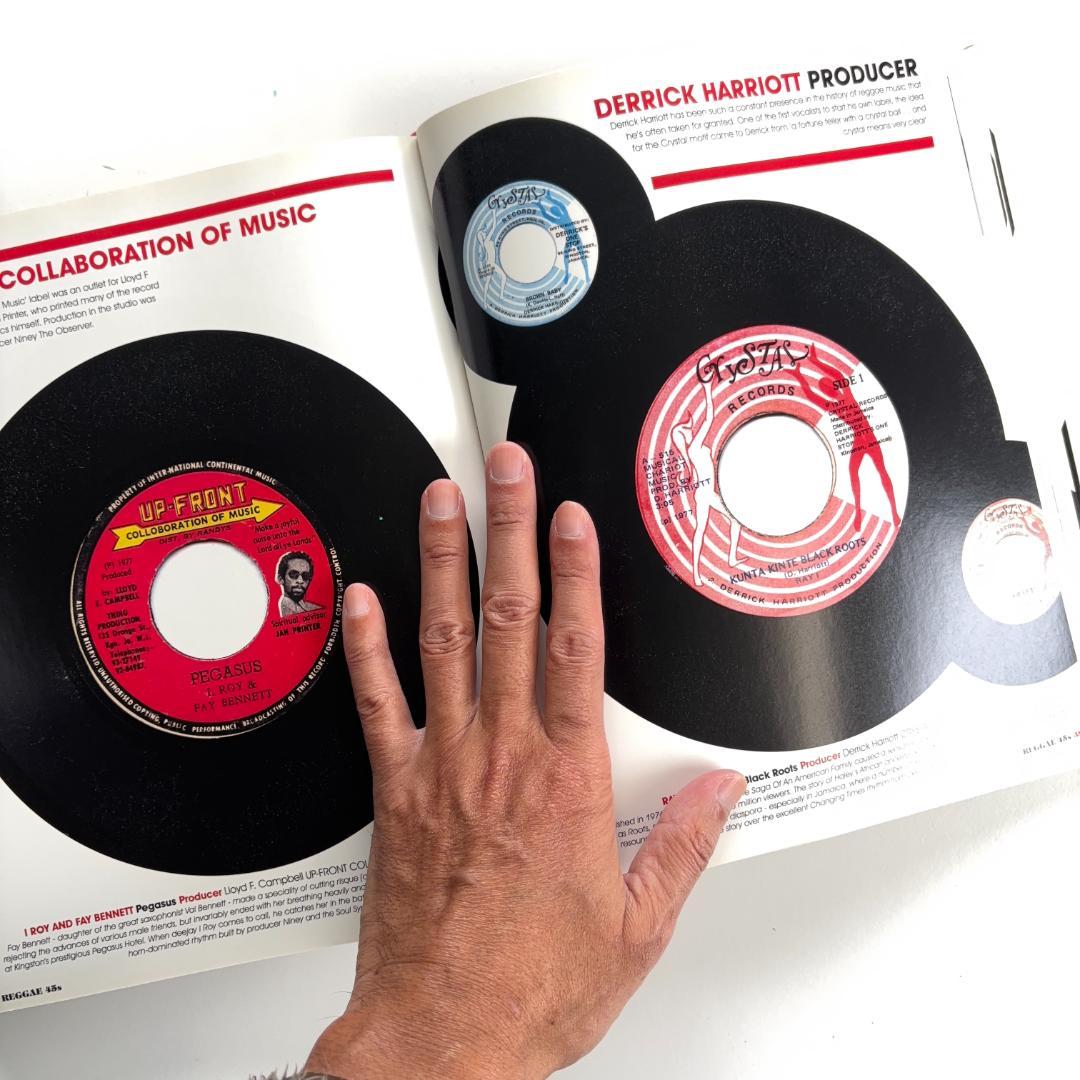 1000曲分レゲエ7インチレコードレーベルアート集45 SOUNDSYSTEM
