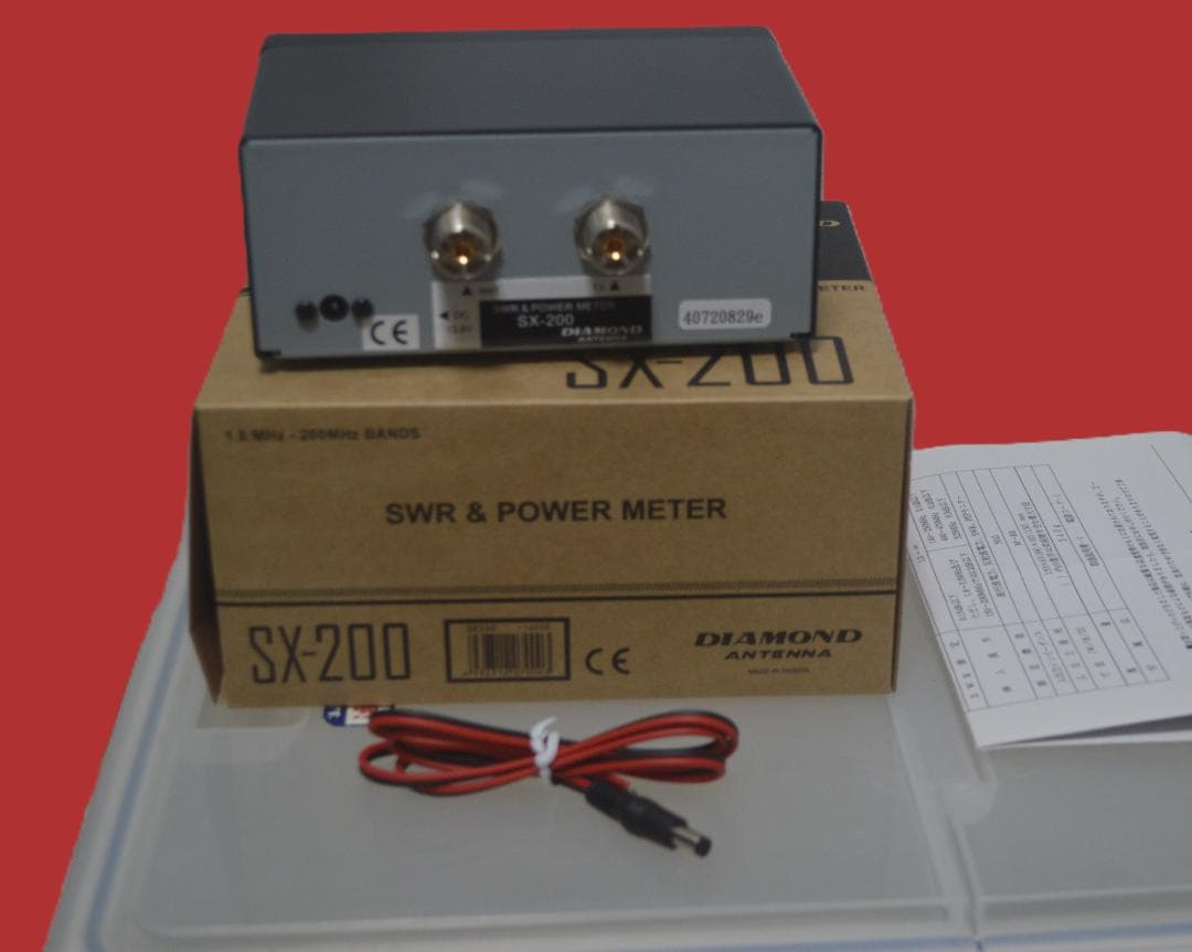 新品同様　値下げ　ダイヤモンド　SX-200 SWR計