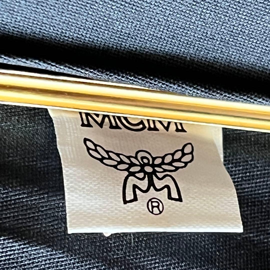 美品✨MCM エムシーエム ヴィセトス 総柄 ロゴ刺繍 長傘
