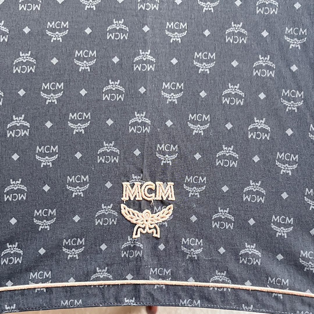 美品✨MCM エムシーエム ヴィセトス 総柄 ロゴ刺繍 長傘
