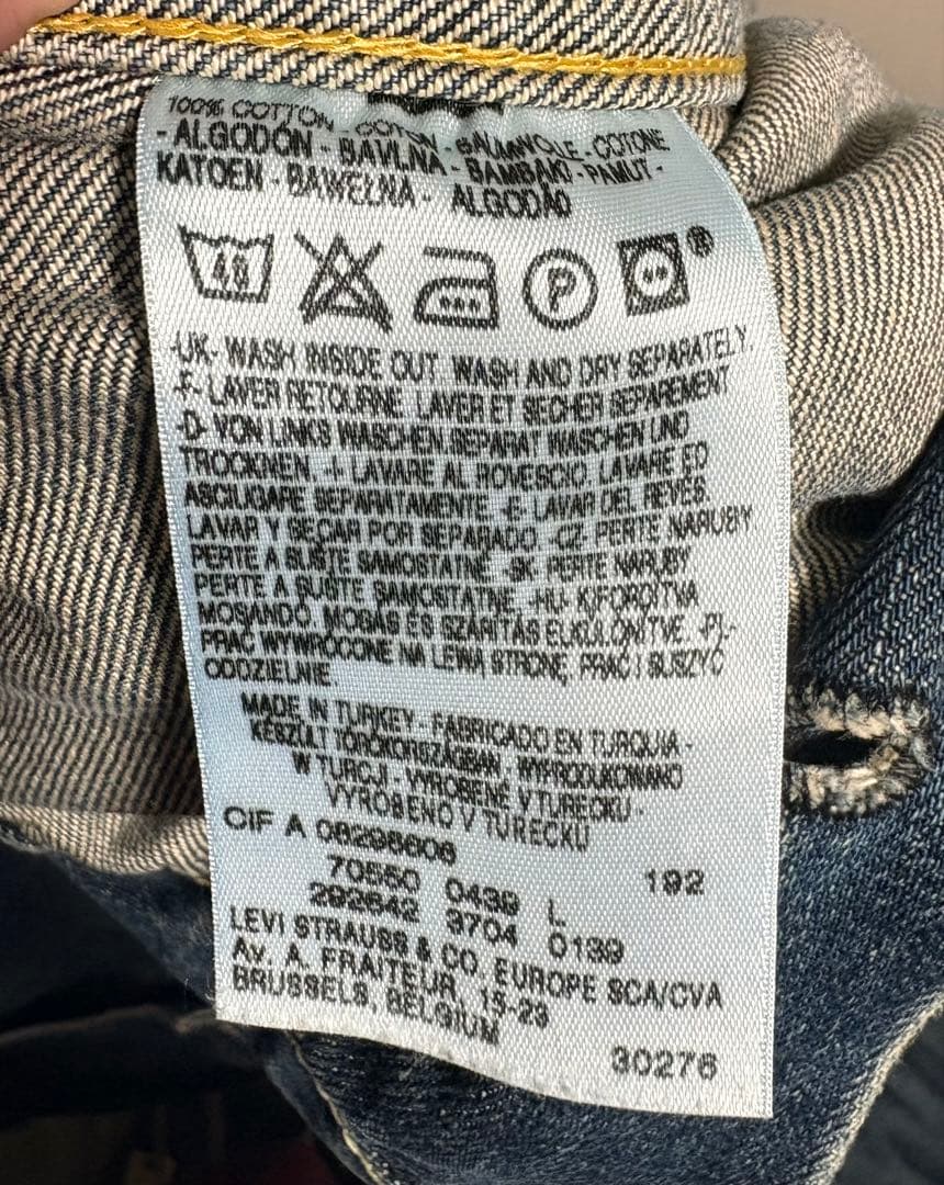 Levi's 70550 デニムジャケット Lサイズ