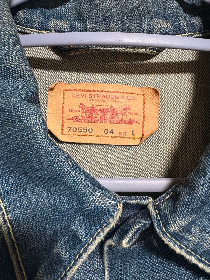 Levi's 70550 デニムジャケット Lサイズ