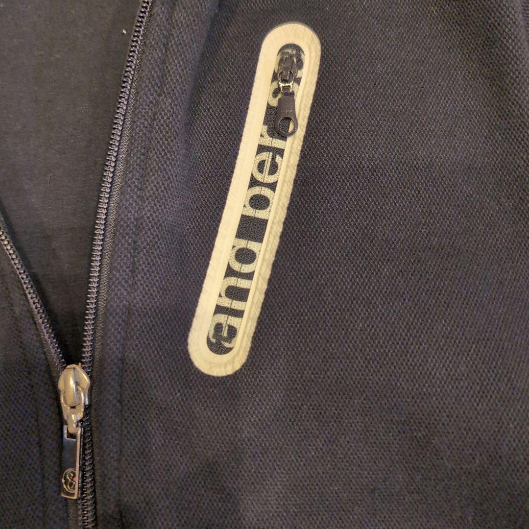 and per se ネイビー フルジップパーカー M