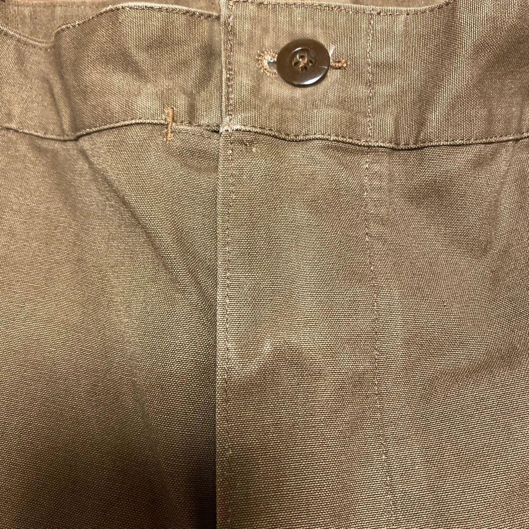 vintage FrenchWork duck pants サスペンダーセット