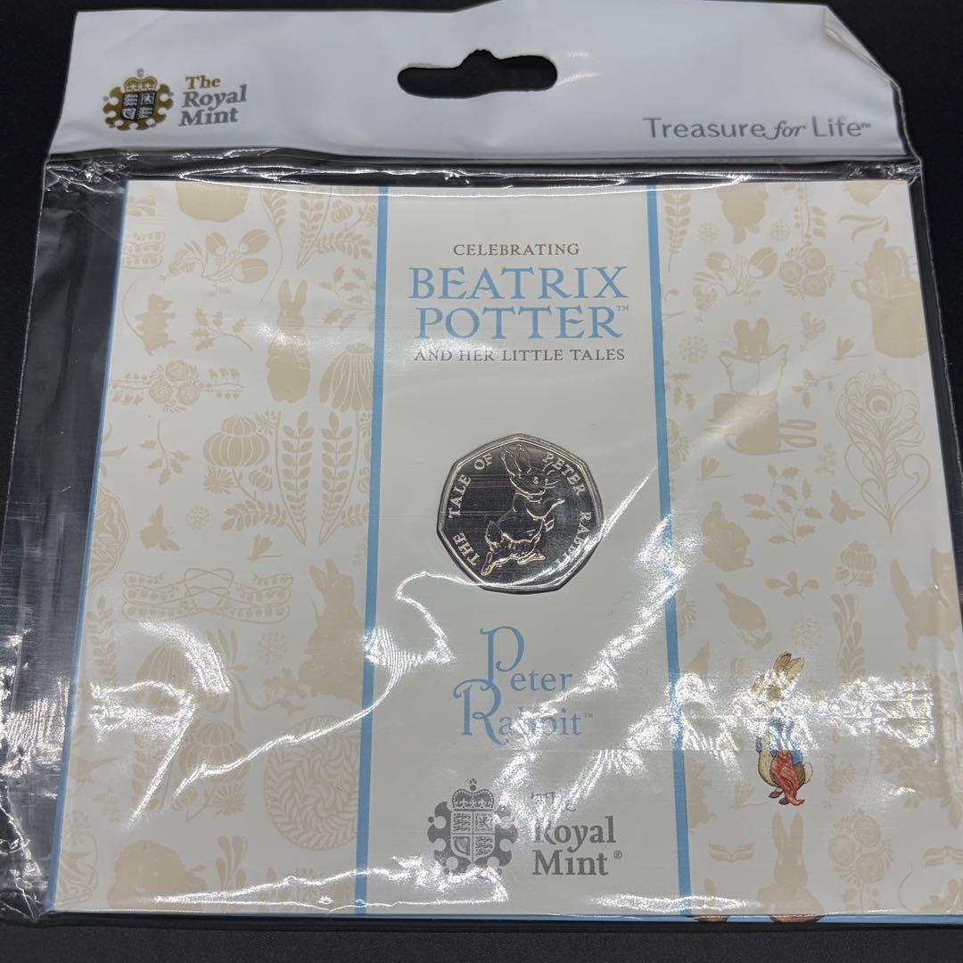 【未使用】イギリス　ビアトリクス　ピーターラビット 記念硬貨　6枚セット