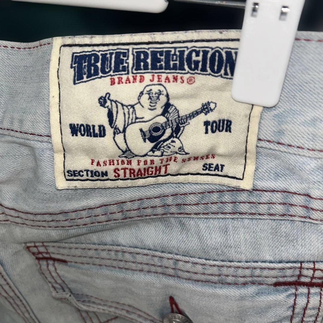 j*n様 True religionデニム赤ステッチ サイズ27 straigh