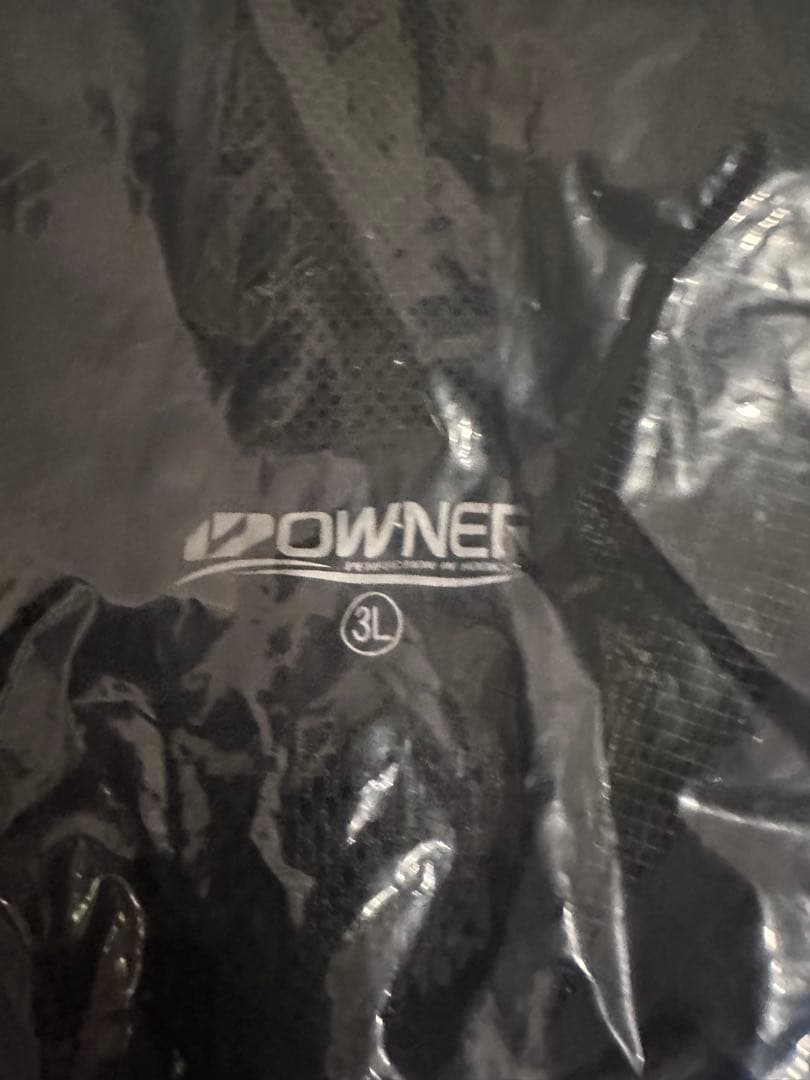 OWNER 鮎・渓流ライトフィットベスト2 3L ブラック/ブルー 完全未開封
