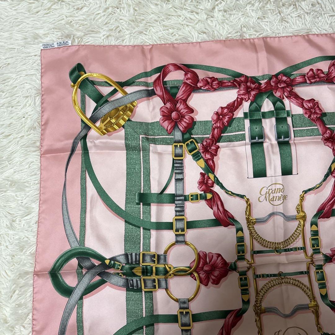 HERMES　エルメス　カレ90　大判スカーフ GRAND MANEGE レア