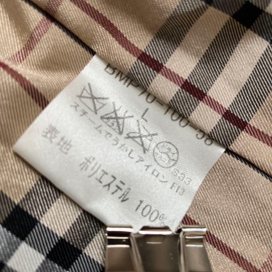 BURBERRY バーバリー　チェックライナー付き フードベスト ブラウン L