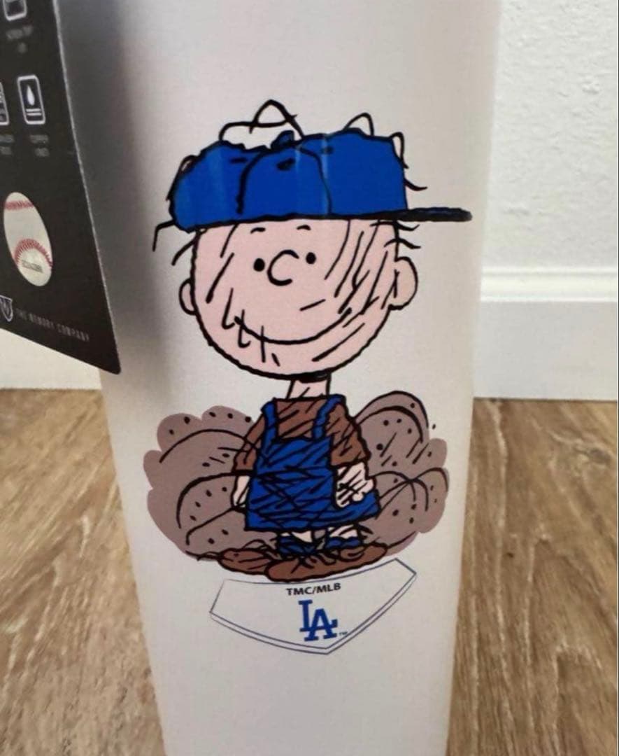 MLB X PEANUTS スヌーピー　ドジャース　水筒　米国購入　新品