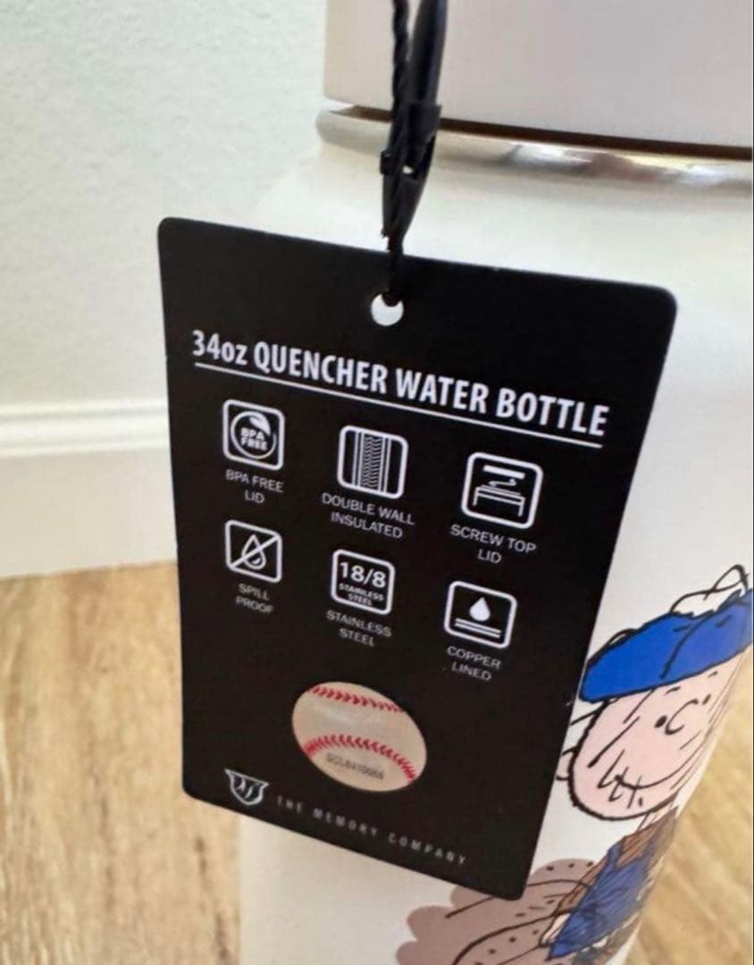 MLB X PEANUTS スヌーピー　ドジャース　水筒　米国購入　新品