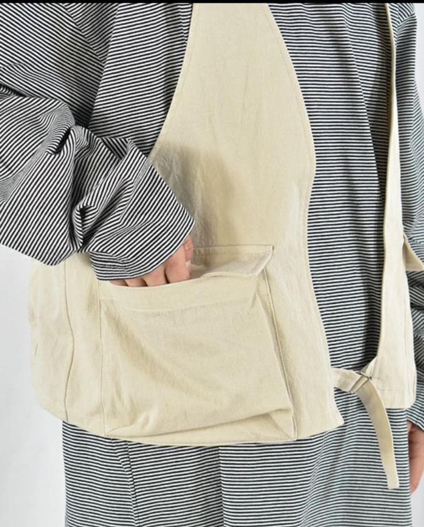 motomi.m コットンナイロンミリタリーベスト