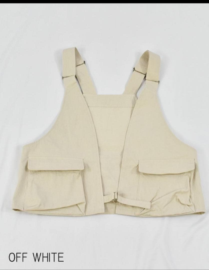 motomi.m コットンナイロンミリタリーベスト