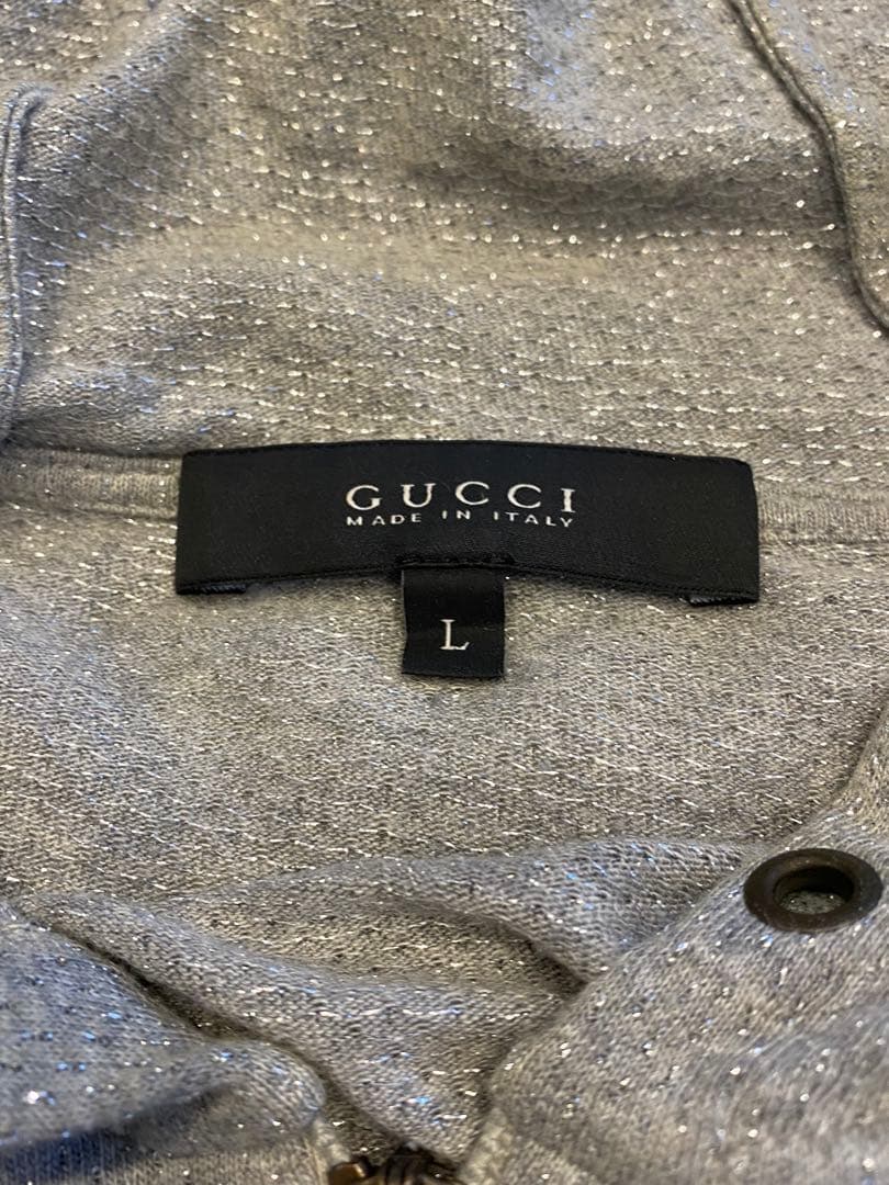 GUCCI フーディ　パーカー　ラメ 綿