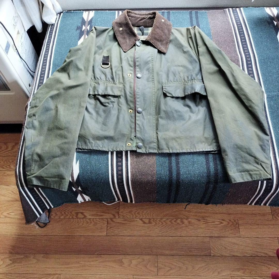 美品Barbour　スペイ　オイルド　ジャケットセット