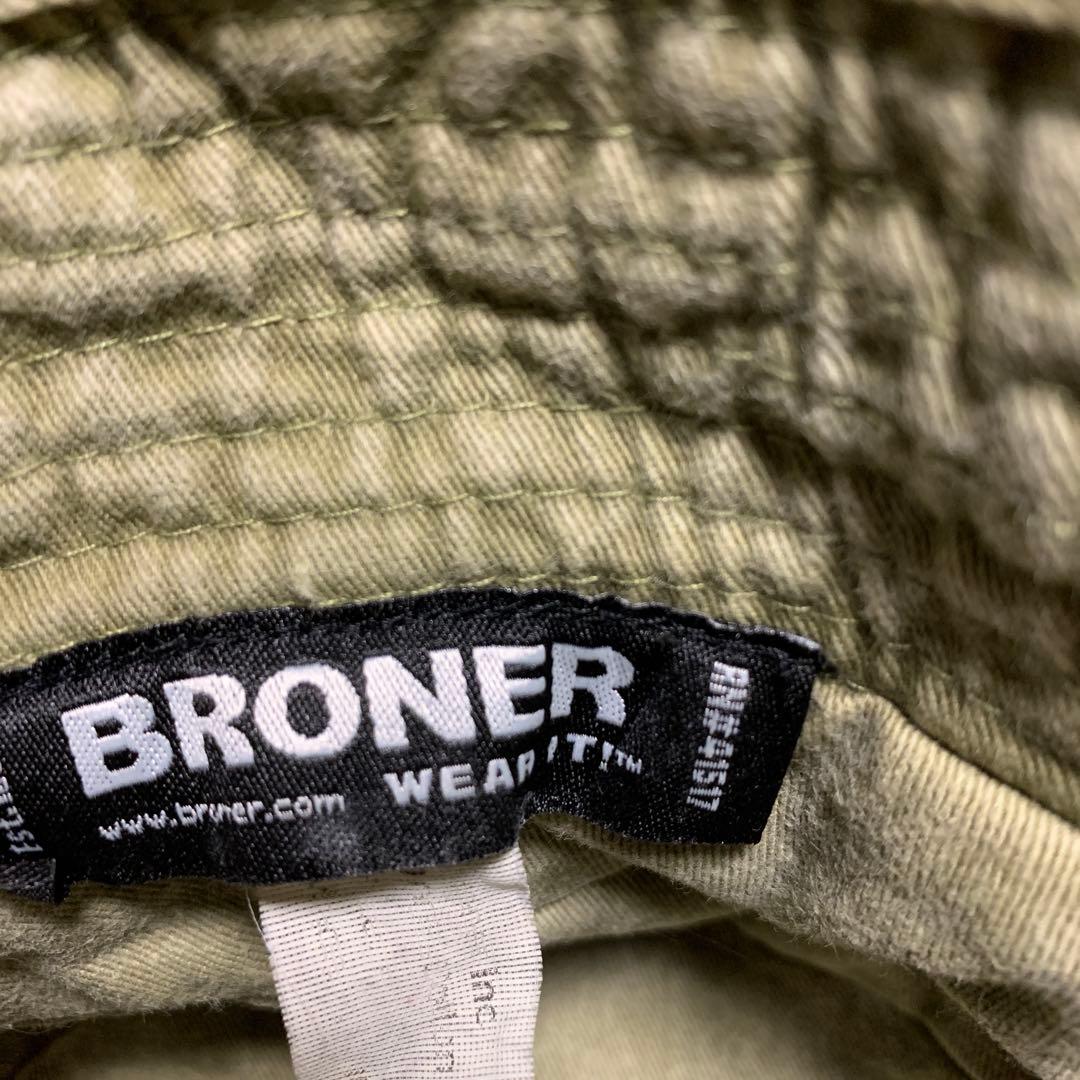 BRONER アウトドアハット カーキ