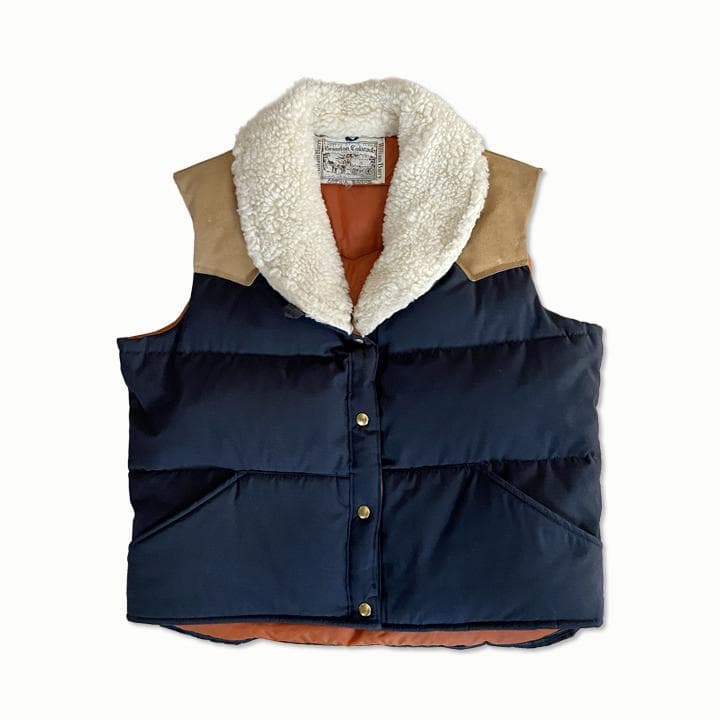 70s Brandon Colorado Down Vest USA製