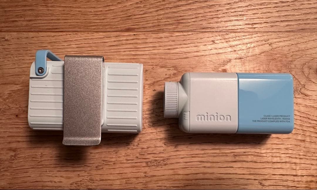 キャディトーク　minion ゴルフ用距離計 ブルー 箱付き