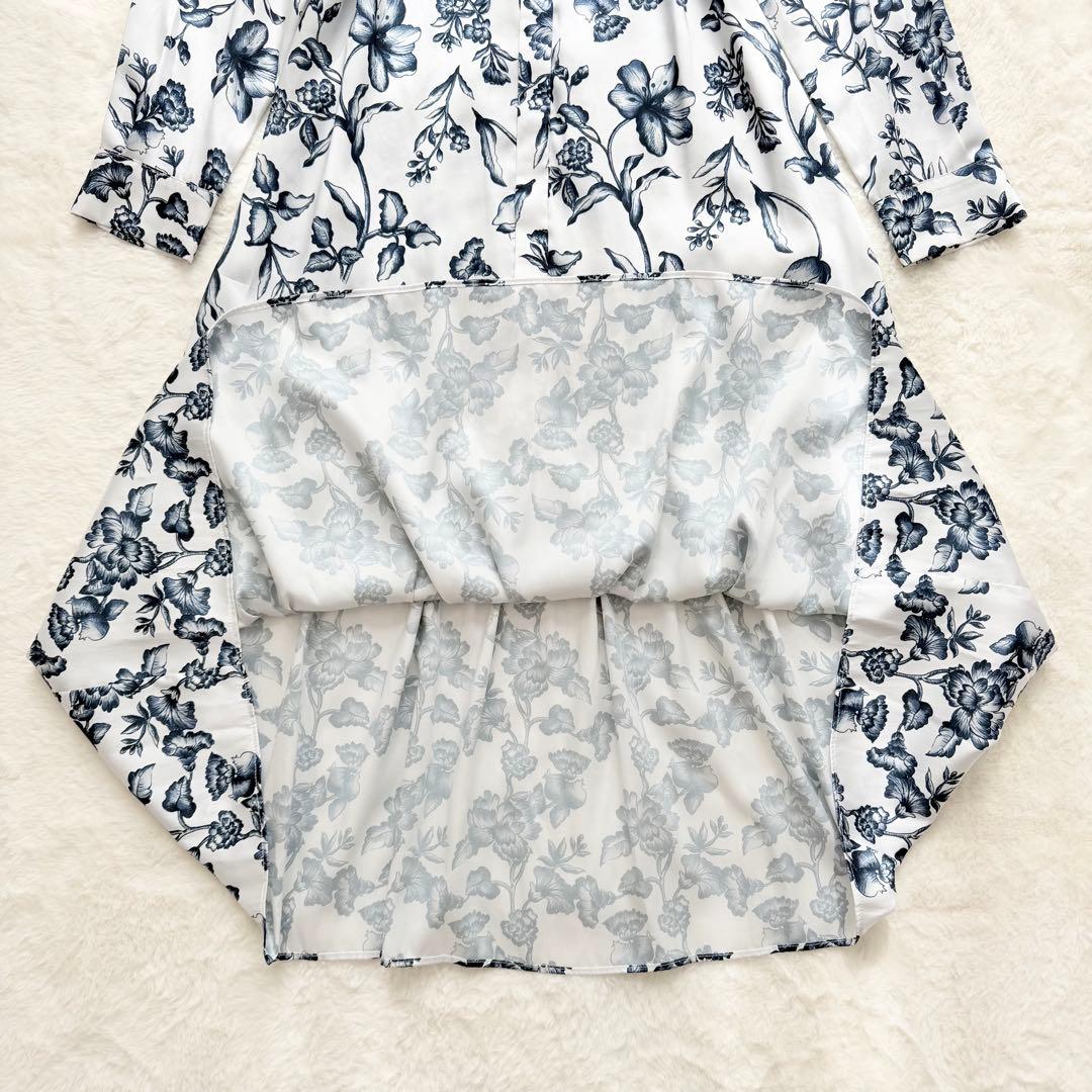 未使用級✨ダイアグラム　オリエンタルフラワープリントワンピース　36 S 完売品