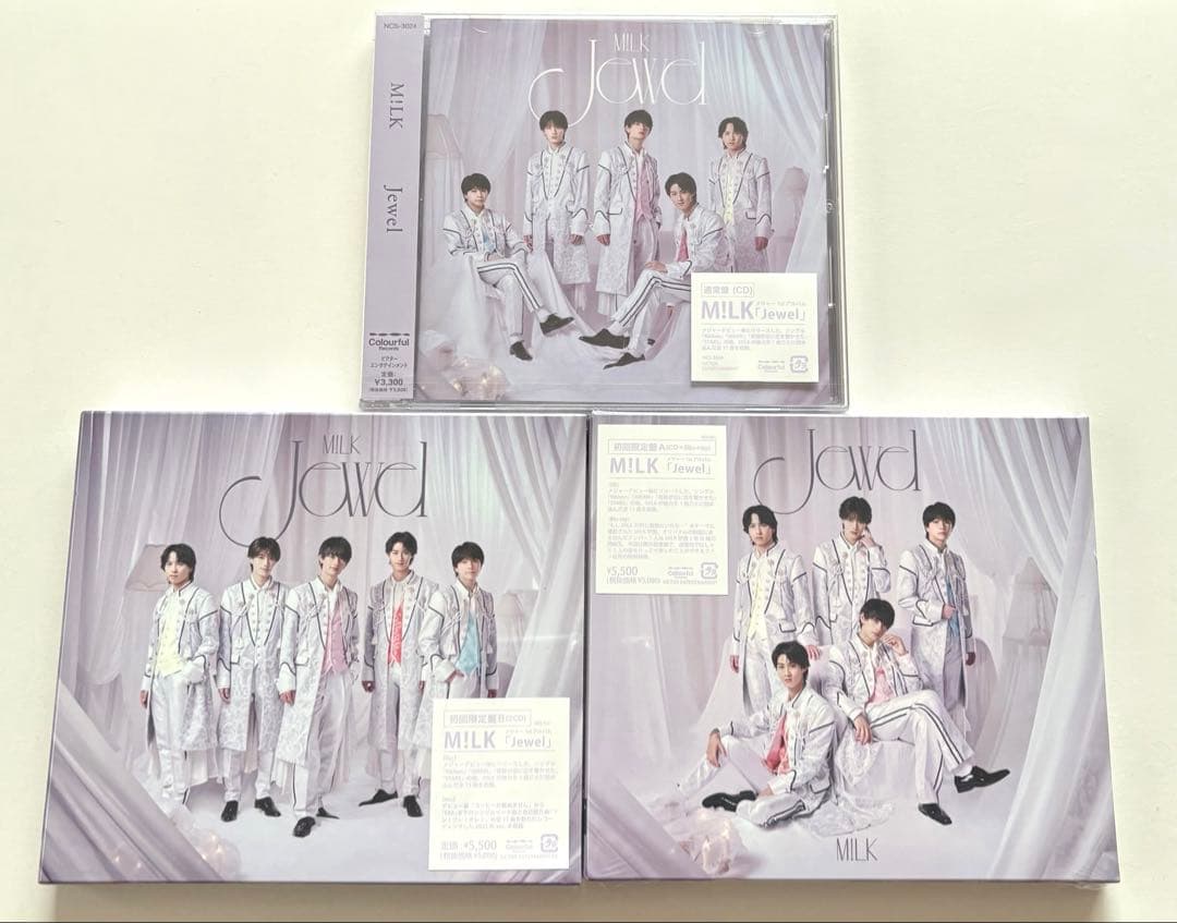 【レモネ】M!LK Jewel アルバム 3形態 まとめセット