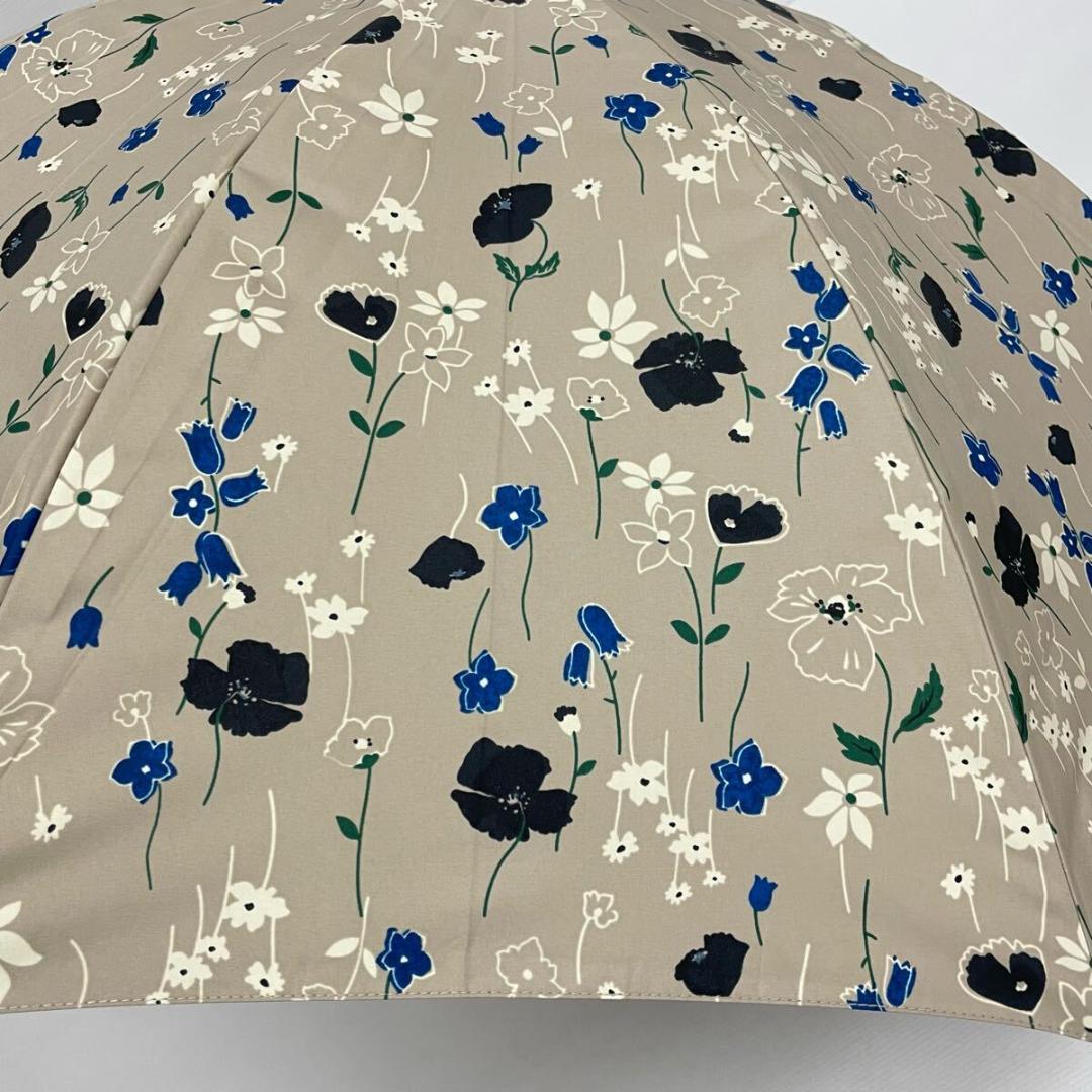 マ*ト様 新品52910 ジルスチュアート＊グレージュフラワープリント晴雨兼用日