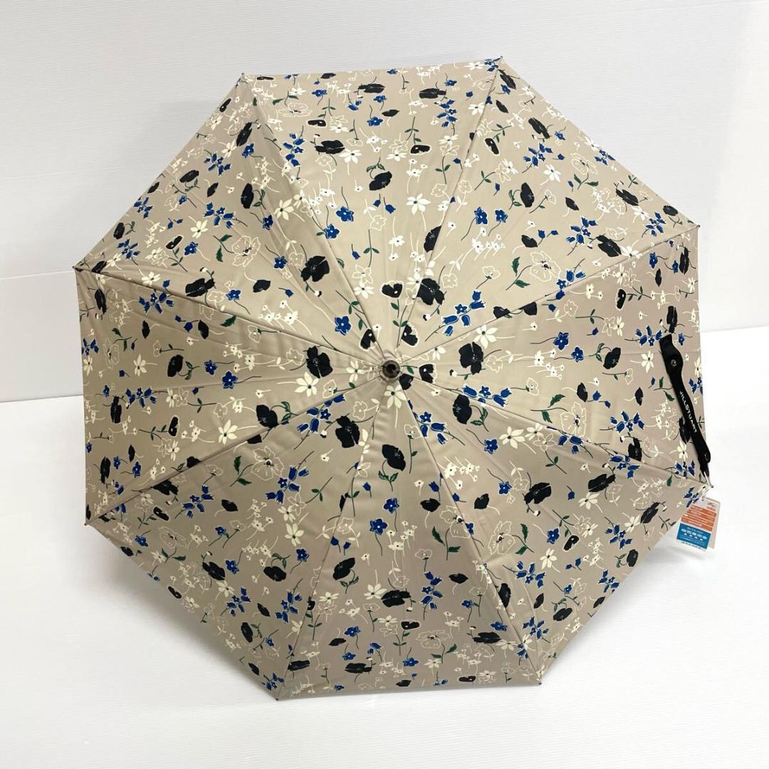 マ*ト様 新品52910 ジルスチュアート＊グレージュフラワープリント晴雨兼用日