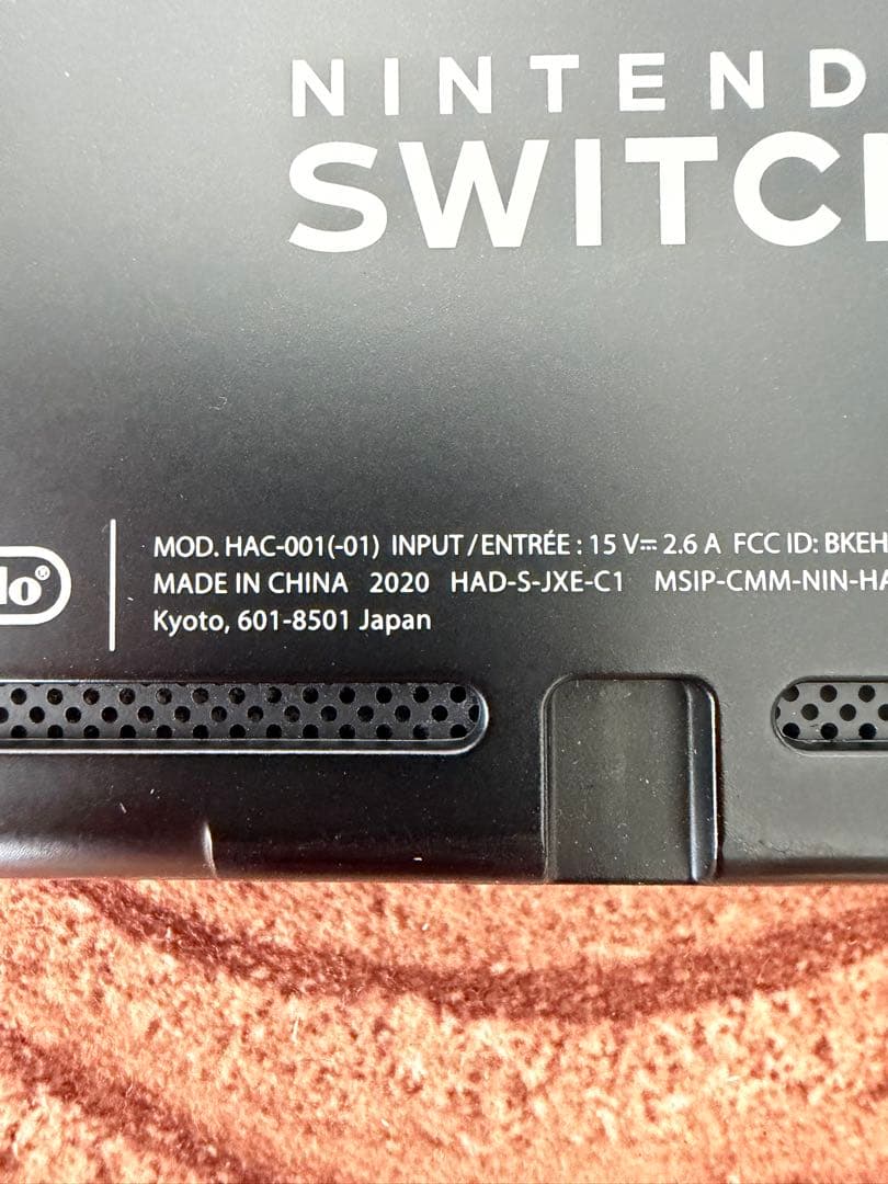 Nintendo Switch ニンテンドースイッチ本体　PPL/PNK箱無し