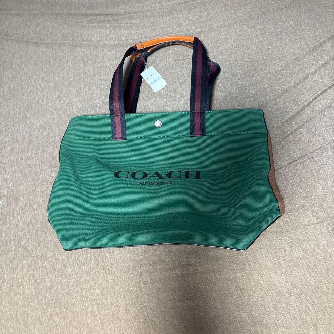 【新品】コーチ　coach トートバッグ　キャンバス　38
